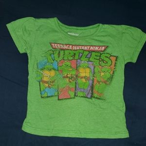 Vintage Baby Girls Teenage Mutant Ninja Turtle Shirt 18 months